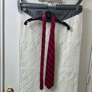 Brooks Brothers Burgundy and Silver Striped Tie